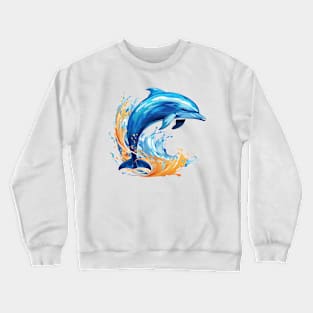 Adorable Dolphin Crewneck Sweatshirt